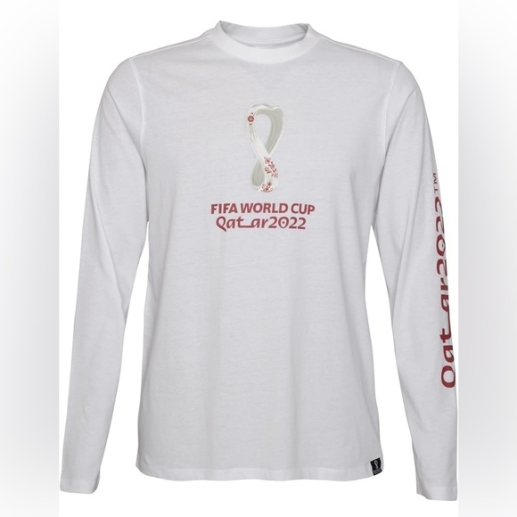 outerstuff Other - NWT Outerstuff FIFA World Cup 2022 White Long Sleeve Tee XL - Must-Have Fan Gear